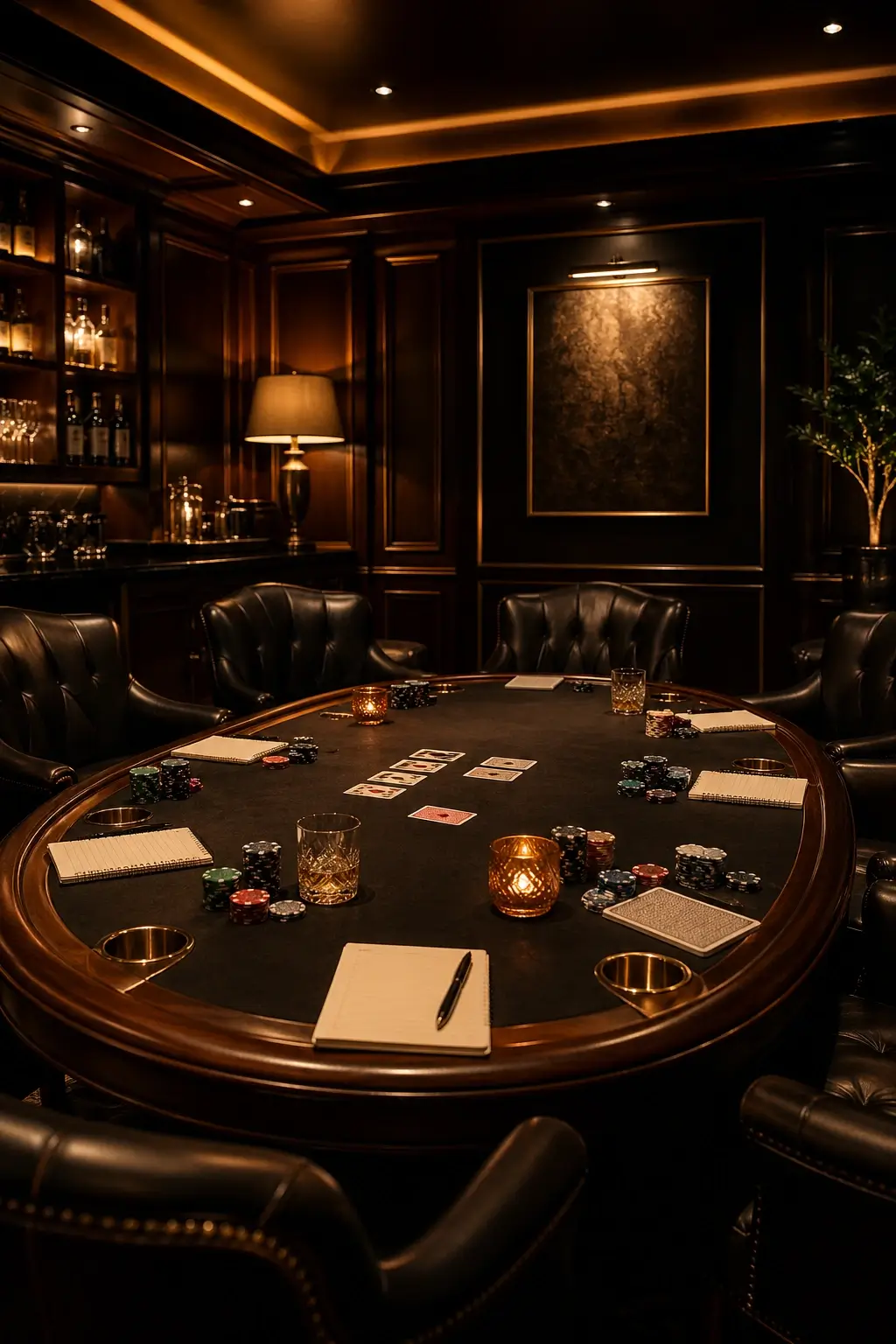 Kameralne seminarium o pokerze w barze