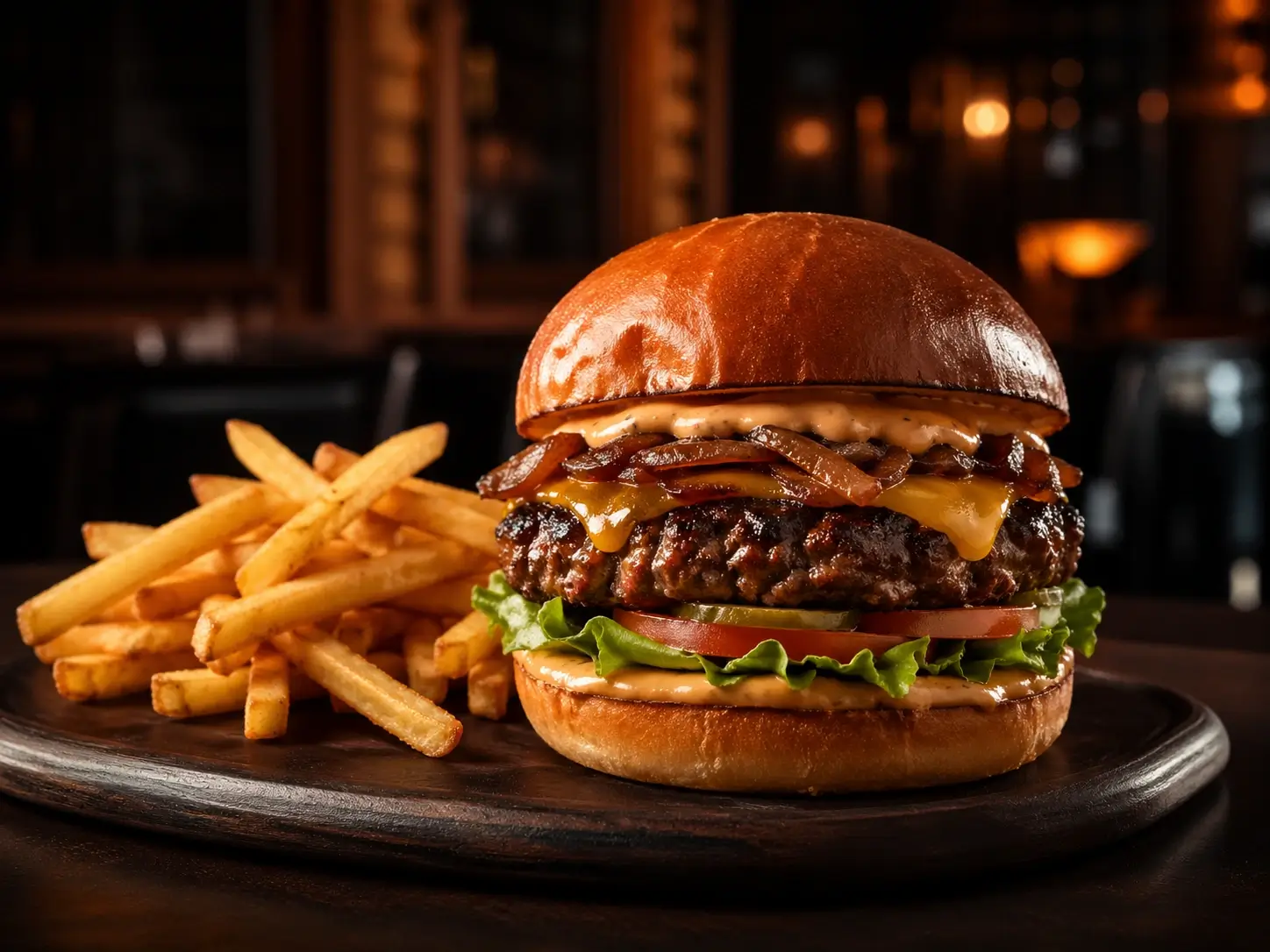 Burger Urban Masters z frytkami